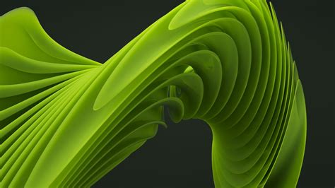 A close up of a green object on a black background photo – Free Windows ...