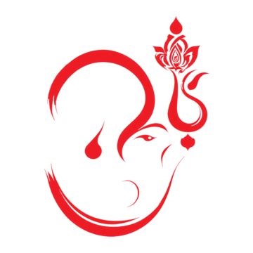 Red Color Hindu Religion Logo PNG Transparent Images Free Download ...