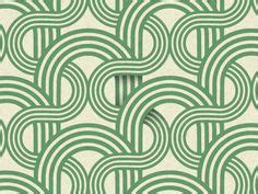 Green & White Geometric Trellis Wallpaper in 2024