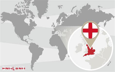 mapa del mundo con inglaterra ampliada