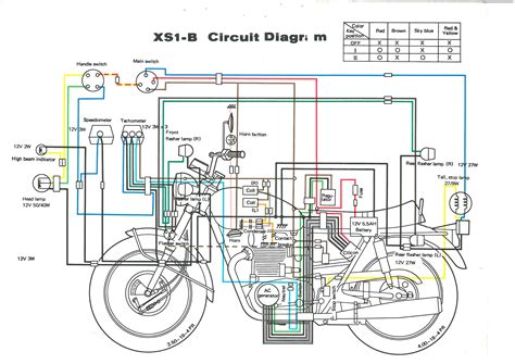 1981 Yamaha Xs650 Wiring Diagram