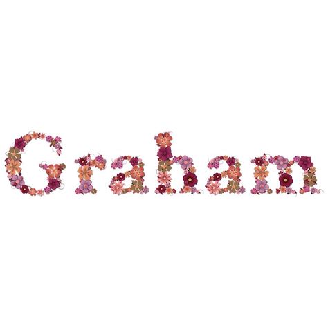 Graham Pink Flowers Men's Baseball Shirt Graham Pink Flowers Baseball ...