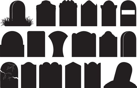 White Gravestone PNG Transparent Images Free Download | Vector Files ...