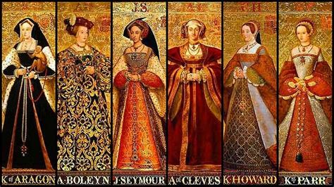 The beautiful paintings of Henry VIII's six wives in Parliament ...