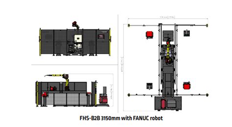 Fab-Pak® FHS-B2B Robotic Welding Cell with Fanuc Robot