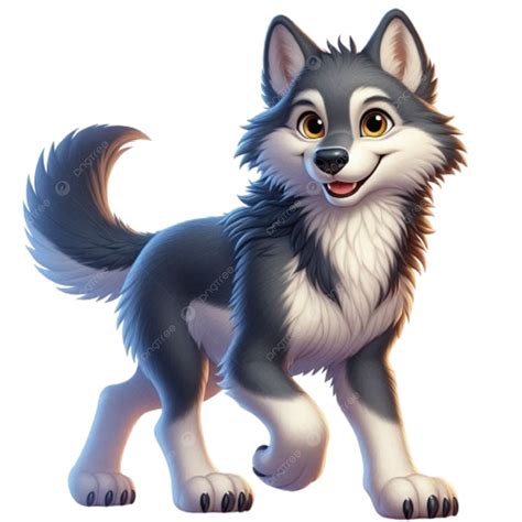 Wolf With Big Eyes PNG, Vector, PSD, and Clipart With Transparent ...