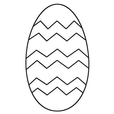 Outline Of Easter Egg