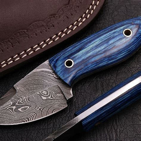 Damascus Skinning Knife - Etsy