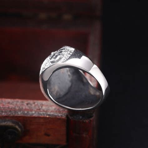 I07 Ring Buddhist Om-Zeichen Symbol Sterling Silver 925 | eBay