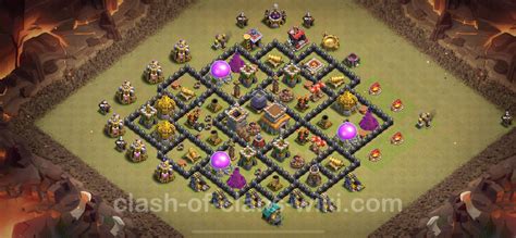 Meilleur Anti 2 Etoiles Base de Guerre HDV 8 gdc + Lien (Link), Anti ...