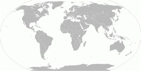 Printable Blank World Map With Countries