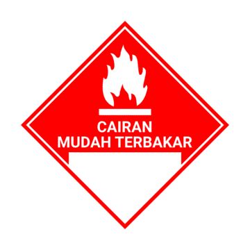 Label Gas Mudah Terbakar PNG, Vector, PSD, and Clipart With Transparent ...