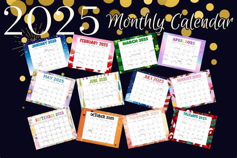 Monthly Free Printable 2025 And 2025 Calendar Printable Free - Fawn Orelee