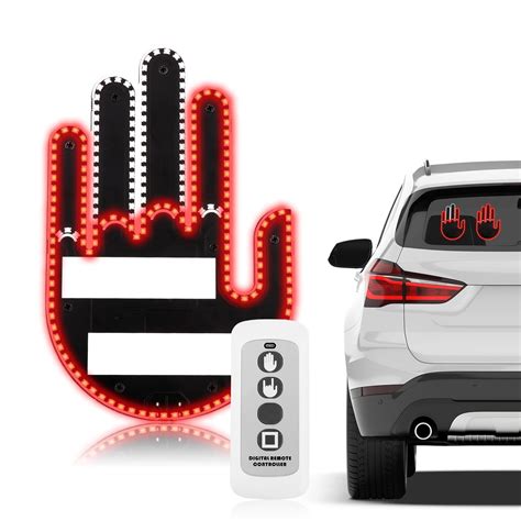 Qloztyse Hand Gesture Car OIF8 Finger Light - LED Hand Gesture Light ...