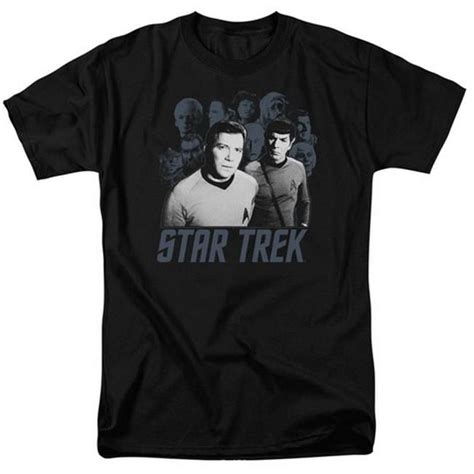 Star Trek-Kirk Spock And Company - Black- Large - Walmart.com
