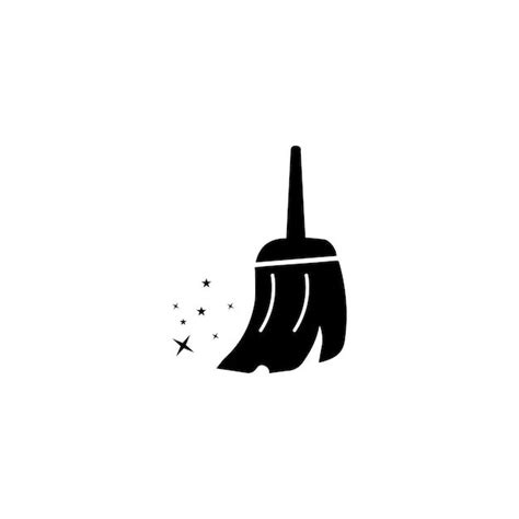 Premium Vector | Broom cleaning icon vector design in 2024 | Vector ...