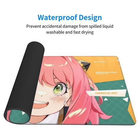 Anya Forger Spy X Mouse Pad 16x29.5 Inch Computer Keyboard Mouse Pad ...