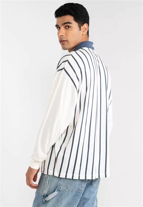 Buy ASOS Design Oversized Long Sleeves Polo Shirt 2024 Online | ZALORA ...