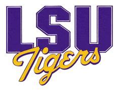 LSU Tigers Wordmark Logo (0) - | Lsu tigers logo, Lsu tigers art, Lsu ...