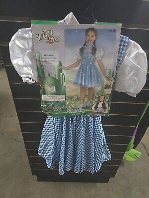 Wizard Of Oz Dorothy Child Medium (8-10) Sequin Halloween Costume New ...