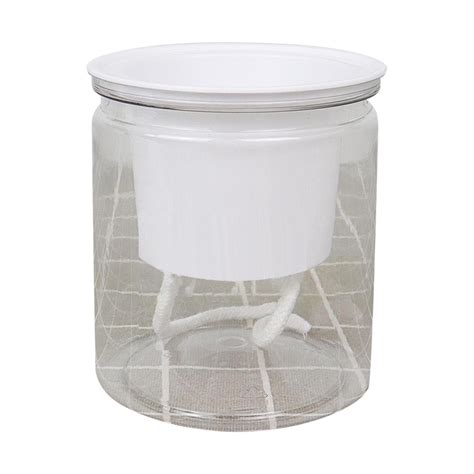 Flower Pot Lamp Self Watering Pots For Indoor Pack 4.3 Inch Flower Pot Modern Decorative Planter ...