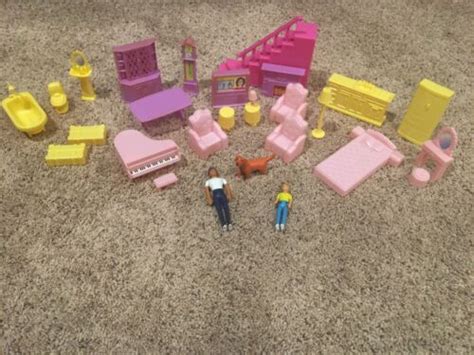 Vintage Blue Box Toys Beverly Place Mansion Dollhouse Furniture and ...