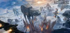 Battle of Hoth | Star wars battlefront, Star wars artwork, Star wars art