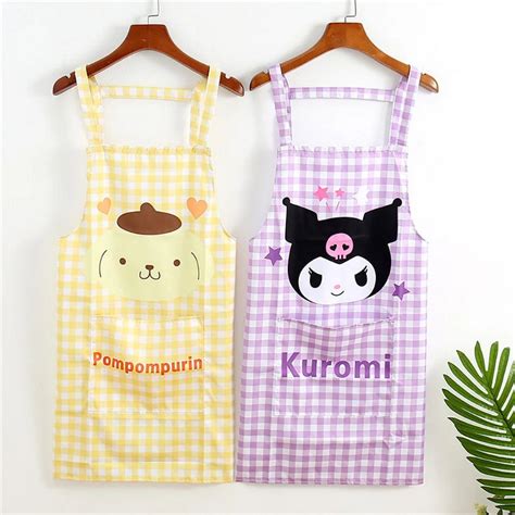 Miss Kitty Sanrio Hello Kitty Apron Anime Character Cinnamoroll Kuromi ...