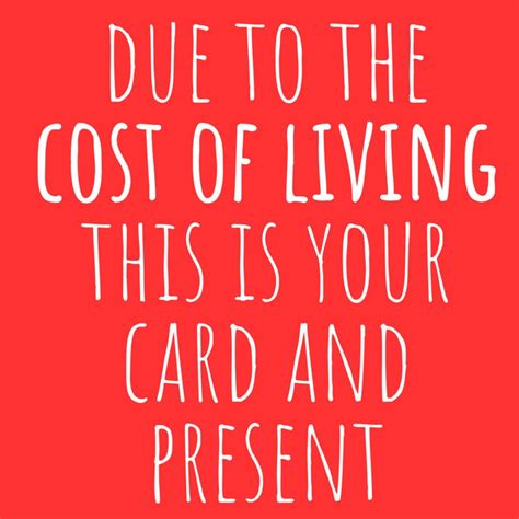 Funny Cost Of Living Christmas Confetti-exploding Greetings Card – Boomf