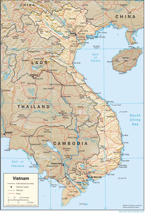 Printable Map Of Vietnam