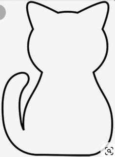 simple cat head outline - Google Search | Cat outline, Cat face drawing ...