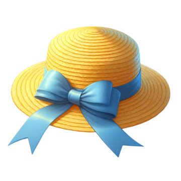 3d Summer Straw Hat PNG, Vector, PSD, and Clipart With Transparent ...