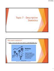 Understanding Descriptive Statistics: Central Tendency & | Course Hero