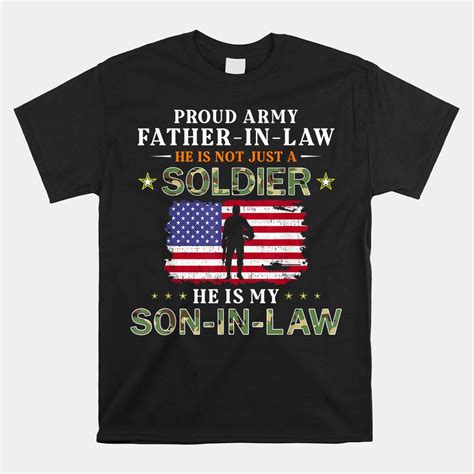 My Son-in-law Is A Soldier Hero-proud Army Father-in-law Shirt ...