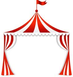 Tent Circus Icon on White Background. Vector Illustration Stock ...