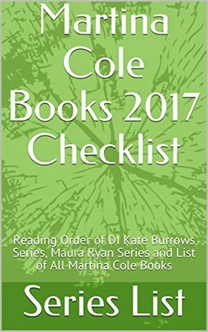 Martina Cole Books 2017 Checklist: Reading Order of DI Kate Burrows Series, Maura Ryan Series ...