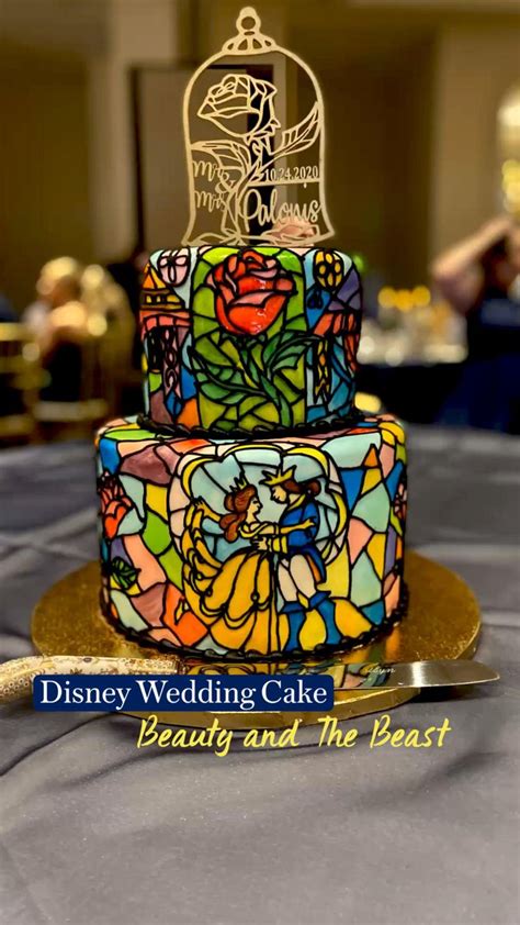 Disney Wedding Cake | Disney cakes, Disney wedding cake, Disney ...