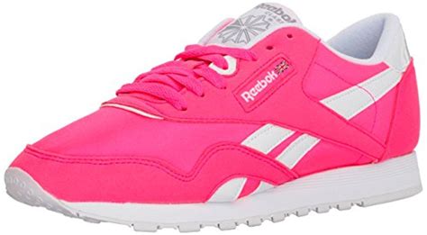 Reebok Synthetic Cl Nylon Brights Sneaker in Pink - Save 52% - Lyst