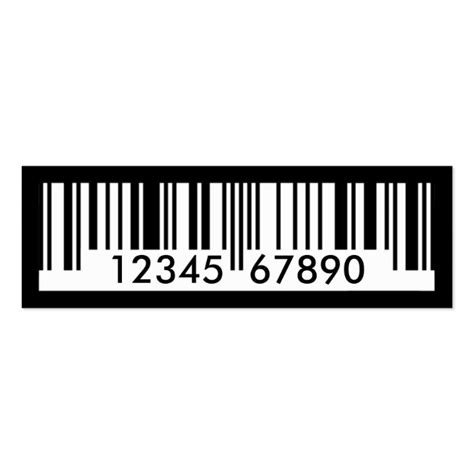 barcode business card