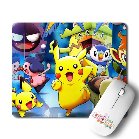 Mouse Pad Pokemon Pikachu Mousepad - R$ 19,89 em Mercado Livre