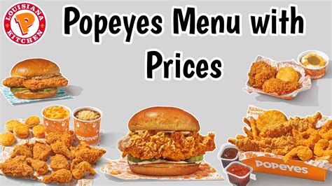 Popeyes Menu Prices 2024 USA [UPDATED]