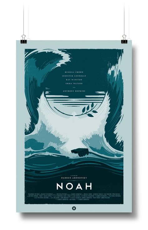 NOAH Movie Poster | Noah movie, Alternative movie posters, Film poster design