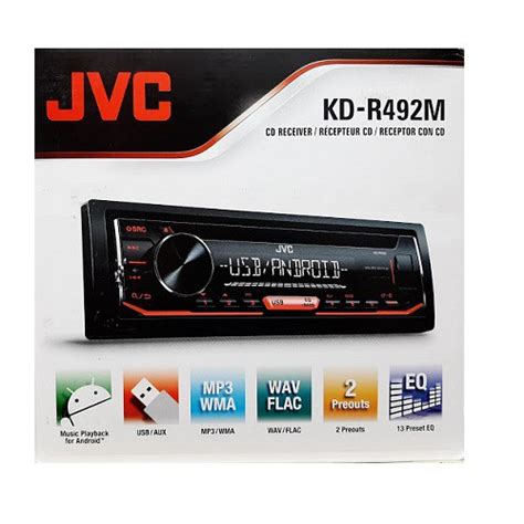 JVC KD-R492M Car stereo (Black) | Shopee Philippines