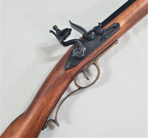 REPLICA AMERICAN 18TH KENTUCKY FLINTLOCK CARBINE RIFLE MUSKET BY DENIX | JB Military Antiques