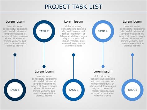 Project Task List 08 PowerPoint Template