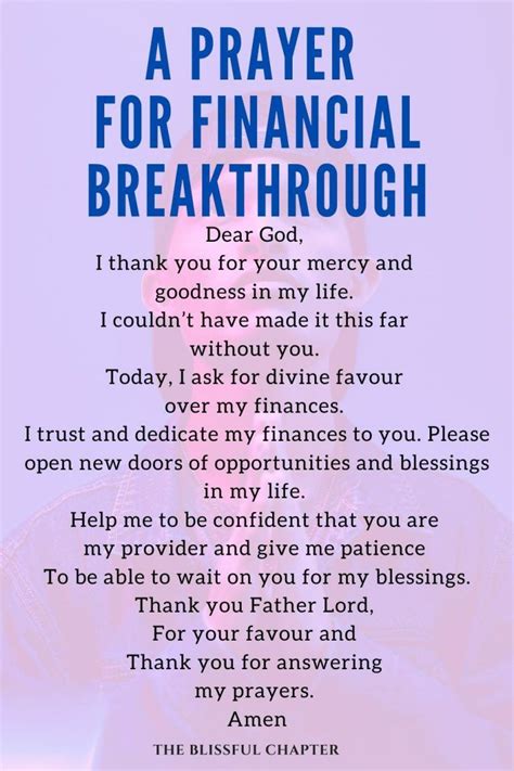 Prayer For Financial Breakthrough in 2020 | Prayers for healing, Everyday prayers, Good prayers