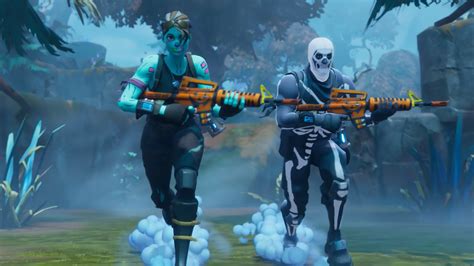 Fortnite Battle Royale, Ghoul Trooper, Skull Trooper, 4K, 3840x2160, #24 Wallpaper PC Desktop