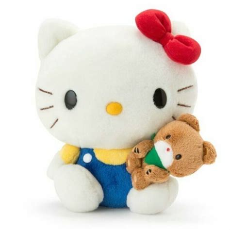 Sanrio Hello Kitty 45th Stuffed Plush Doll 80s Teddy Bear Figure From Japan for sale online | eBay