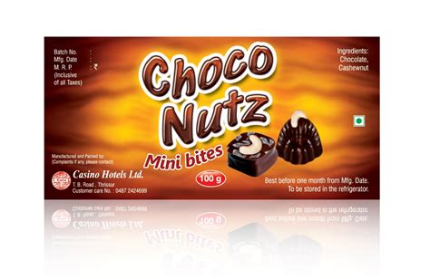 C & O ad-ventures: Casino Hotels, Thrissur Chocolate Label Design