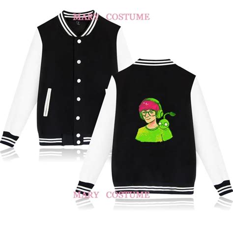 Bijuu Mike Merch Hoodies Sports suit Print Green Jacket Tops Long ...